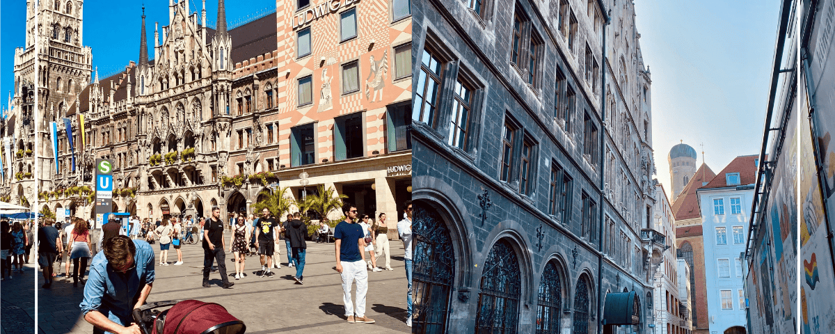 Munich Marienplatz is a stroller-friendly destination