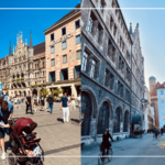 Munich Marienplatz is a stroller-friendly destination