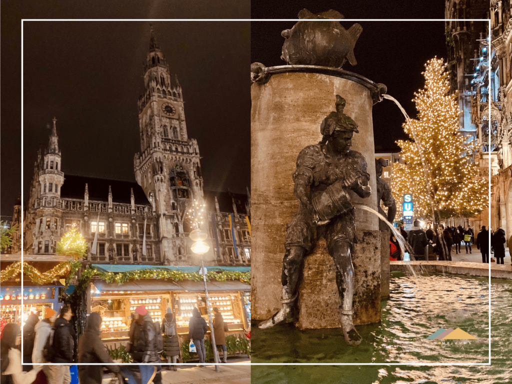 chrimastmarket at Munich's Marienplatz